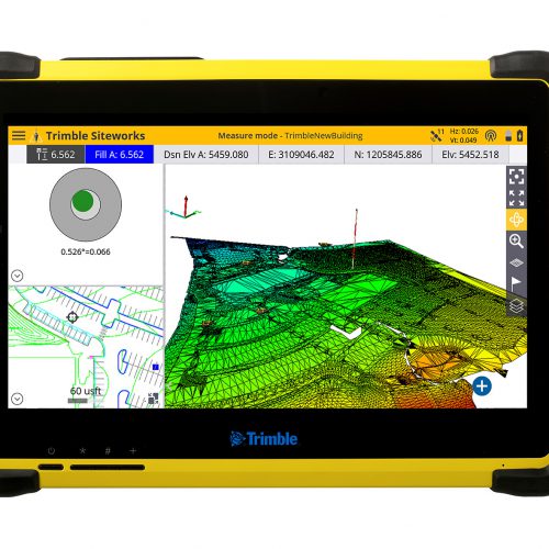 landmåling- controller-tablet-T10-trimble-SITECH